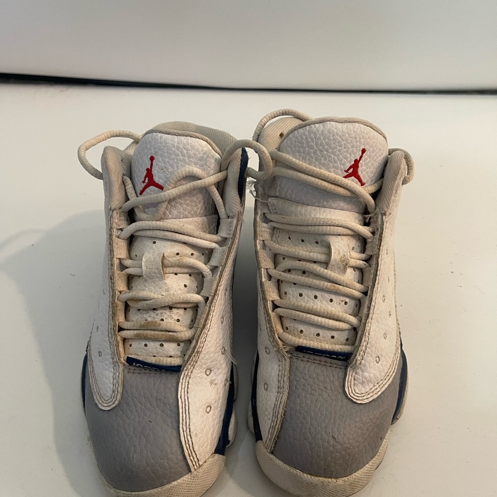 Jordan Kids Sneakers - White, Gray, and Red